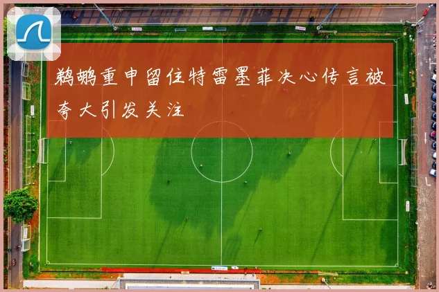 鹈鹕重申留住特雷墨菲决心传言被夸大引发关注